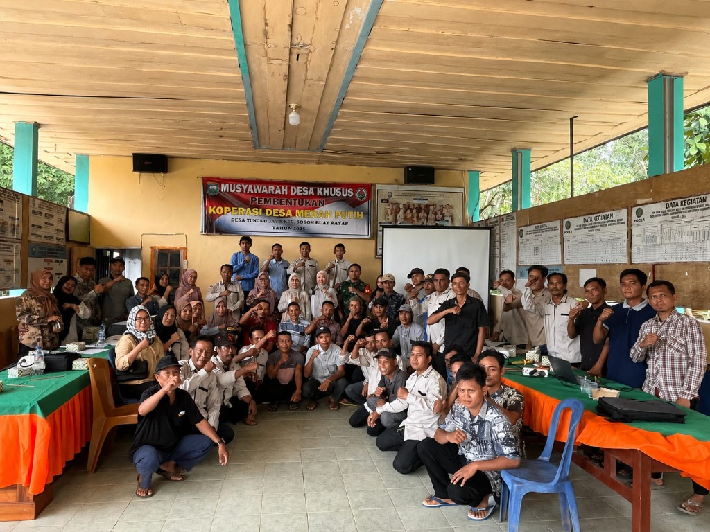 Musyawarah Desa Khusus Pembentukan Koperasi Desa Merah Putih